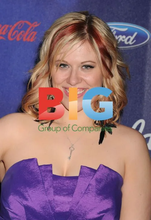 Erika Van Pelt at American Idol Finalists Party