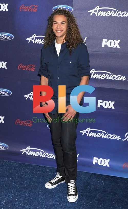 DeAndre Brackensick at American Idol Finalists Party