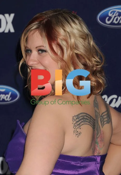 Erika Van Pelt at American Idol Finalists Party