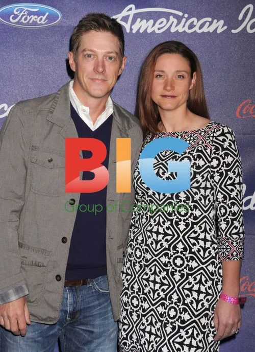 Kevin Rahm and Fiancee at American Idol Party