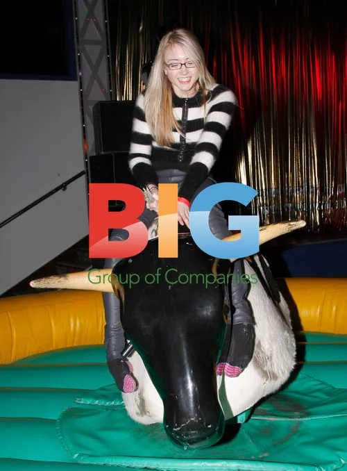 Hollyoaks stars party with Segways and Rodeo Bull