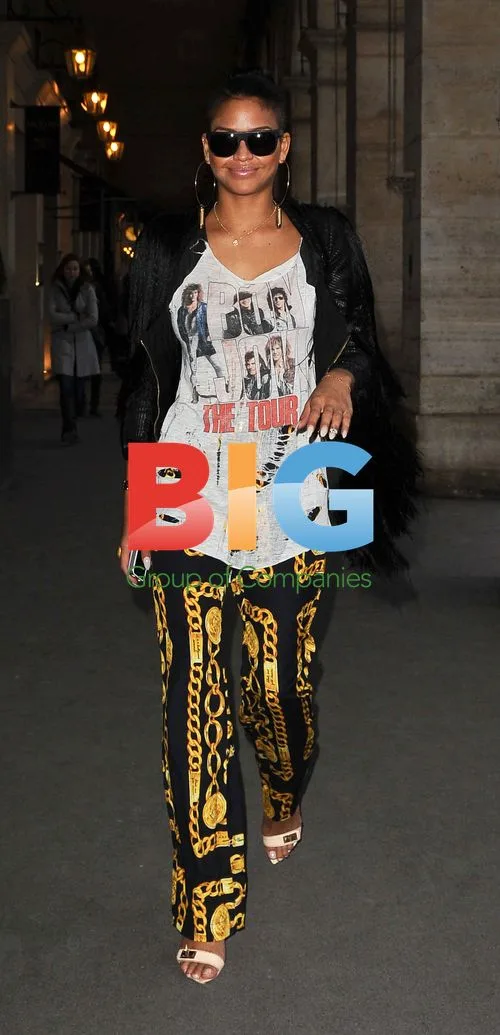 Cassie Leaving Hotel in Paris
