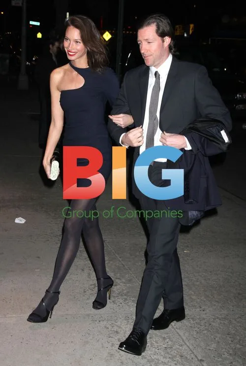 Christy Turlington and Ed Burns at "Friends With Kids" screening