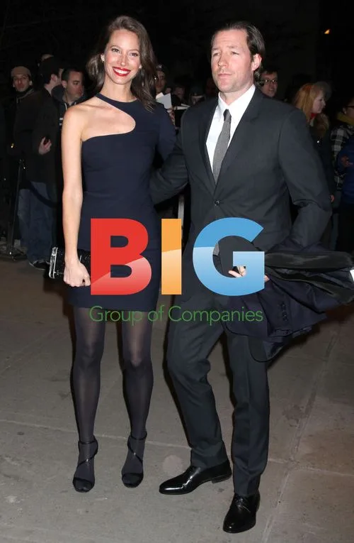 Christy Turlington and Ed Burns at "Friends With Kids" Screening