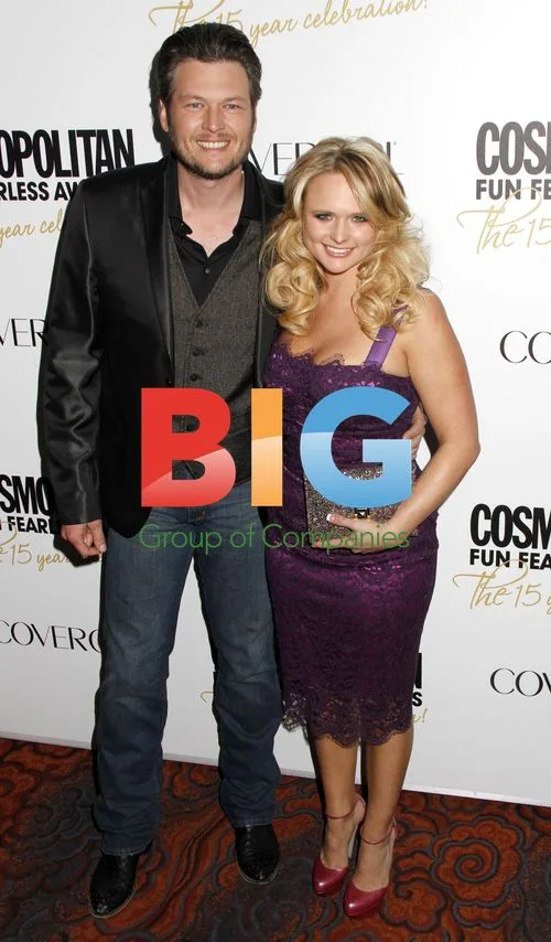 Miranda Lambert and Blake Shelton at Cosmopolitan Awards