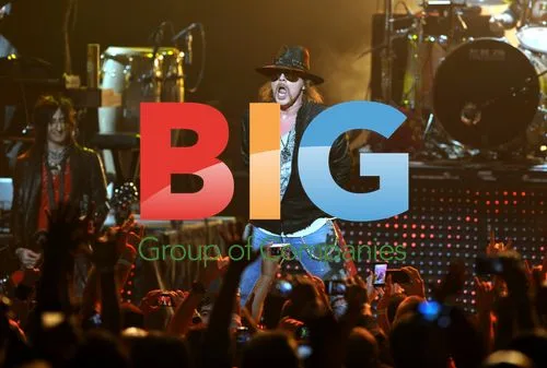 Axl Rose Performing with Guns N' Roses