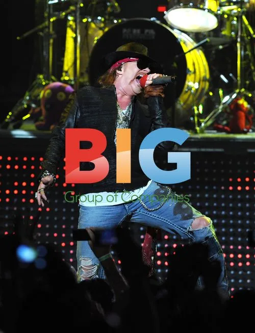 Axl Rose with Guns N' Roses performs in Miami