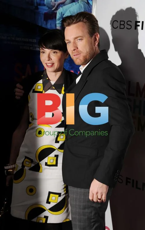 Emily Blunt and Eve Mavrakis at 'Salmon Fishing' Premiere