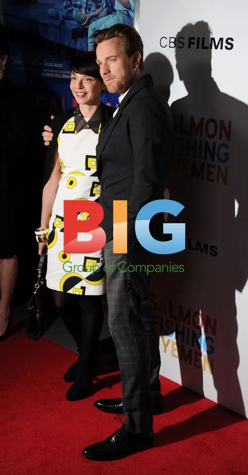 Emily Blunt and Eve Mavrakis at 'Salmon Fishing In The Yemen' Premiere