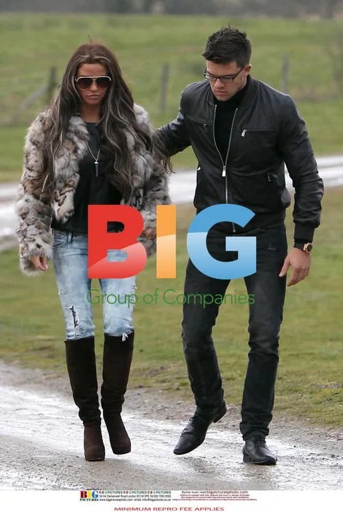 Katie Price and Leandro Penna at Stables