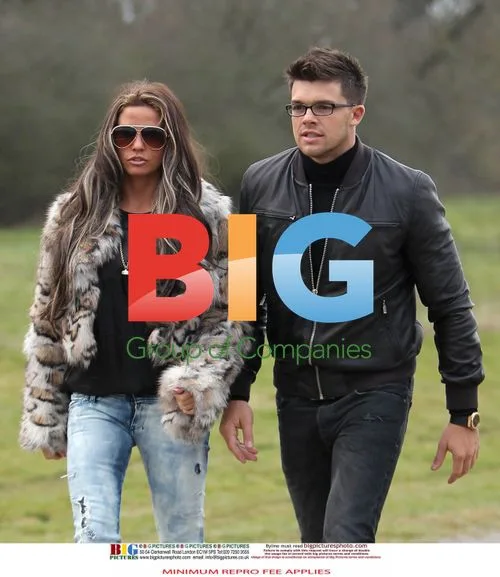 Katie Price and Leandro Penna at Stables