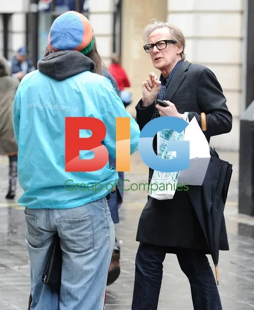 Bill Nighy Poses with UNICEF Promoters