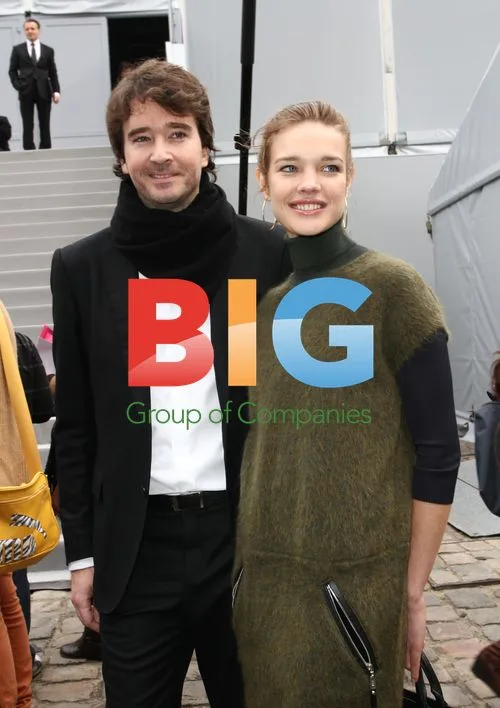 Natalia Vodianova and Antoine Arnault at Louis Vuitton Paris Fashion Week