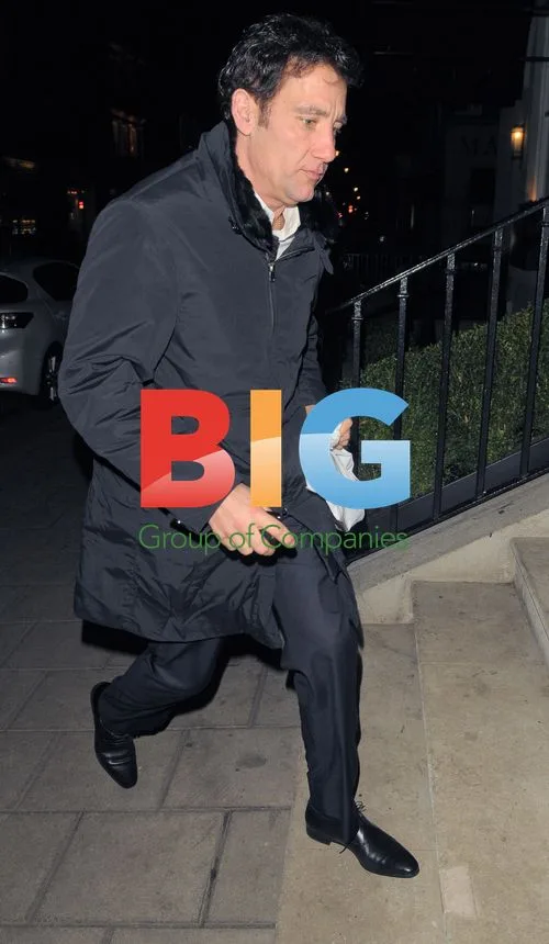 Clive Owen Spotted at '34' Restaurant, London
