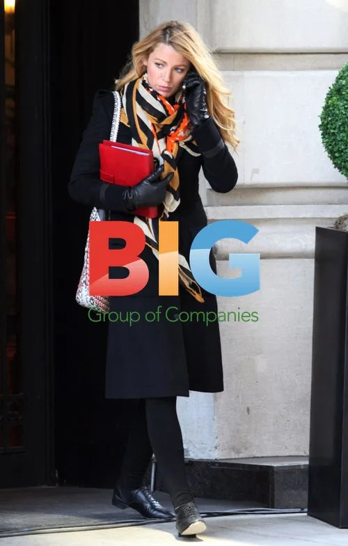 Blake Lively on 'Gossip Girl' Set
