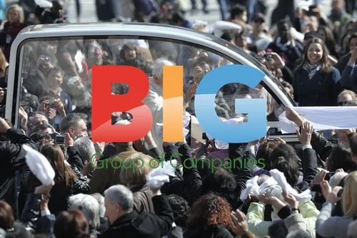 Pope Benedict XVI Waves at General Audience