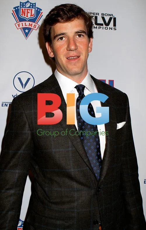 Eli Manning at Super Bowl XLVI Champions Premiere