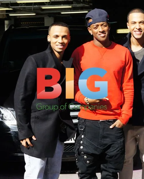 Boyband JLS at ITV Studios