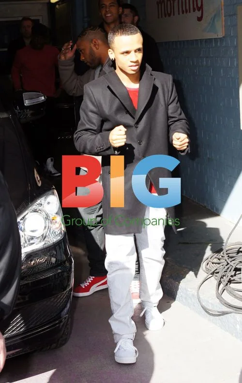 Boyband JLS Spotted at ITV Studios