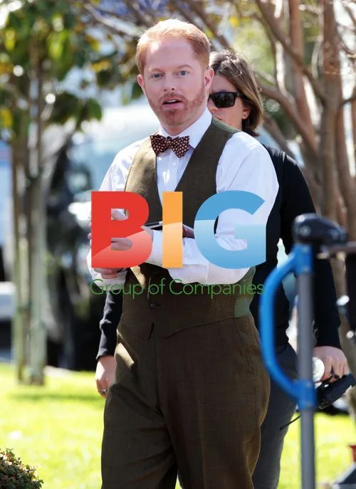 Jesse Tyler Ferguson on Modern Family set