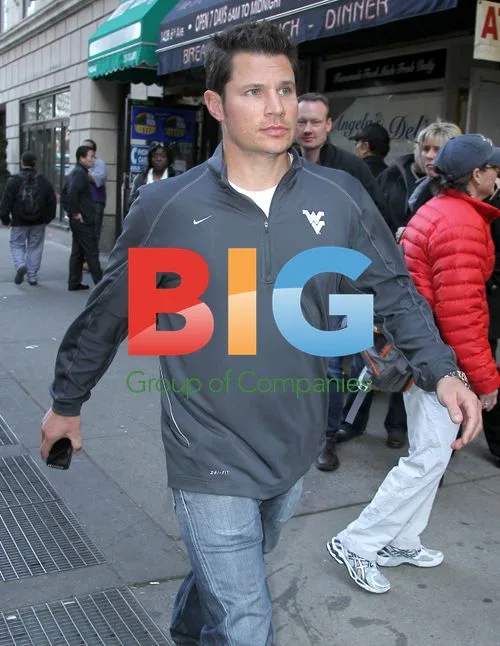 Singer Nick Lachey Out in NYC