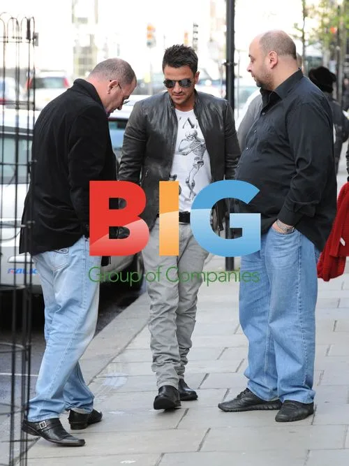 Peter Andre Visits Hospital in London