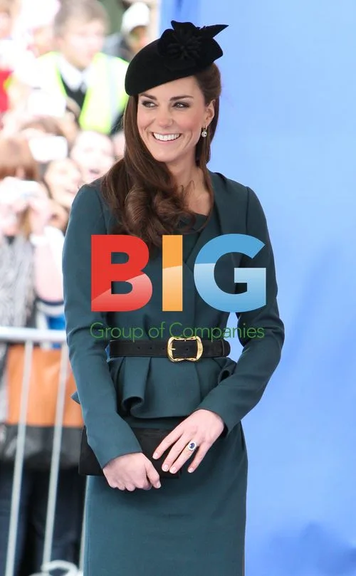 Queen, Prince Philip, and Kate Middleton in Leicester