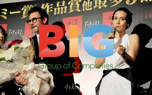 French Composer Ludovic Bource and Actress Miki Nakatani at "The Artist" Japan Premiere