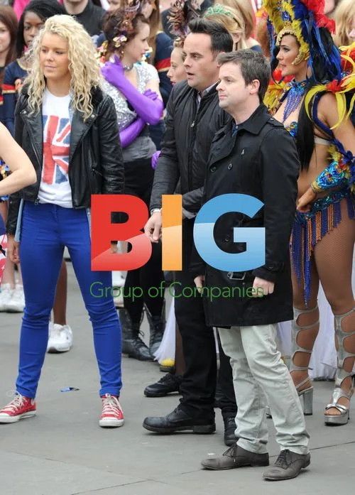 Ant & Dec Filming Britain's Got Talent