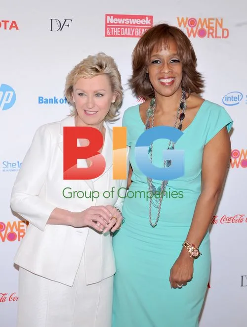 Tina Brown and Gayle King at Women in the World Summit