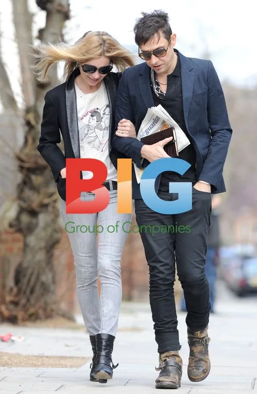Kate Moss and Jamie Hince Stroll in London