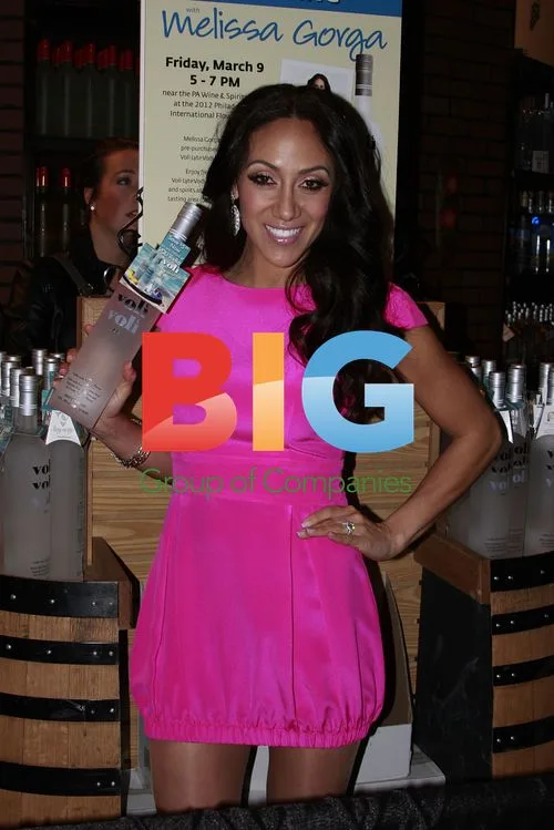 Melissa Gorga at 2012 Philadelphia Flower Show