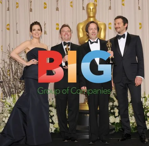 Tina Fey, Philip Stockton, Eugene Gearty and Bradley Cooper at Oscars