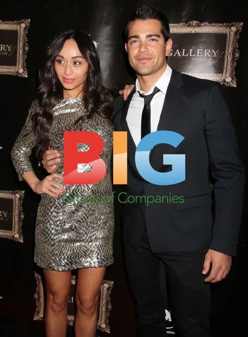Jesse Metcalfe and Cara Santana at "Dallas" party