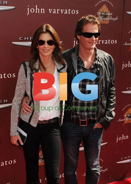 Cindy Crawford and Rande Gerber at John Varvatos Benefit