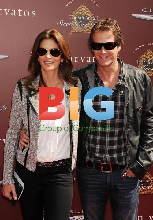 Cindy Crawford & Rande Gerber at John Varvatos Benefit
