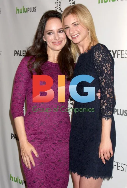 Emily VanCamp and Madeleine Stowe at 'Revenge' PaleyFest 2012