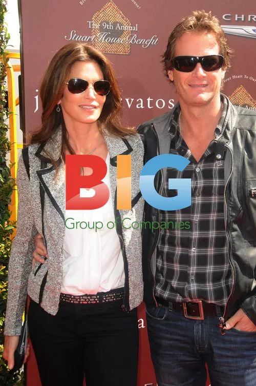 Cindy Crawford and Rande Gerber at The 9th Annual John Varvatos Stuart House Benefit