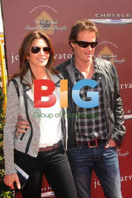 Cindy Crawford and Rande Gerber at John Varvatos Benefit