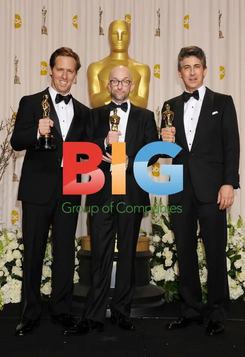 Nat Faxon, Jim Rash and Alexander Payne at Oscars