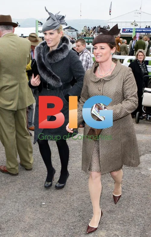 Zara Phillips and Mike Tindall at Cheltenham Festival 2012