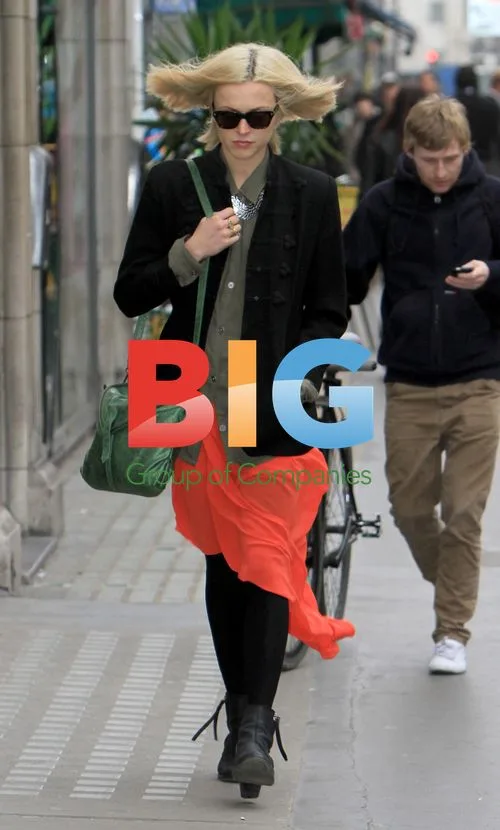Fearne Cotton Arrives at BBC Radio One