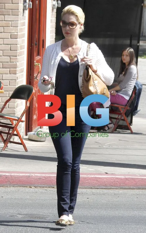 Katherine Heigl Heads to Lunch with Mom