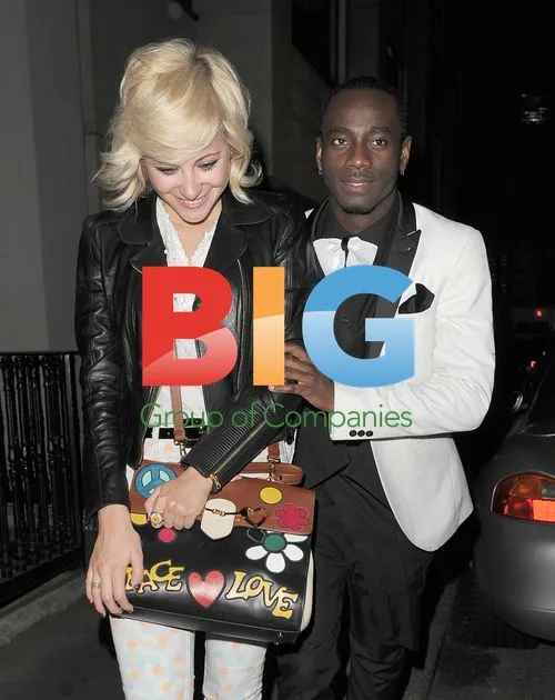 Pixie Lott Leaves Sketch with Boyfriend
