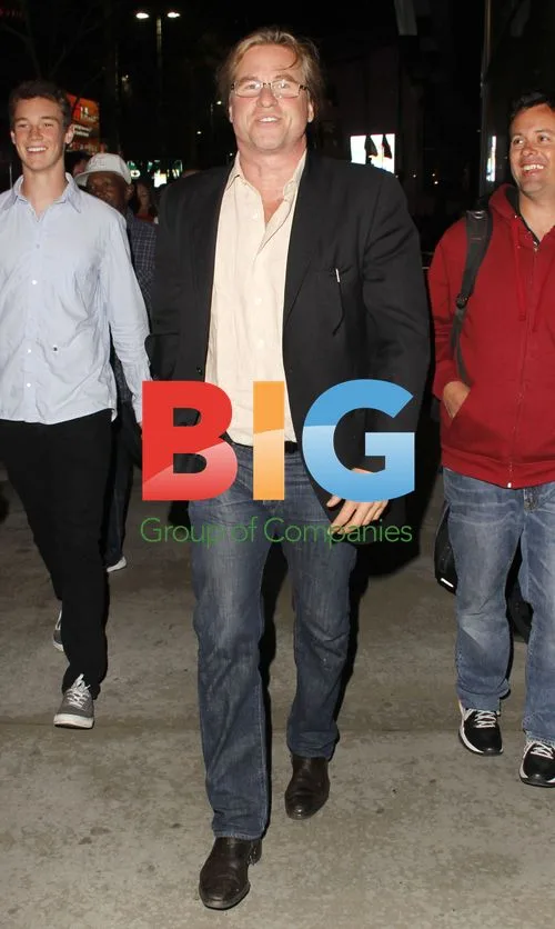 Val Kilmer at Clippers-Celtics Game