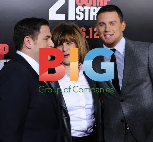 Jonah Hill, Channing Tatum and Amy Pascal at '21 Jump Street' Premiere