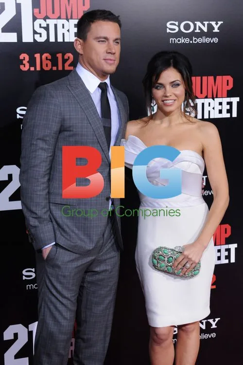 Channing Tatum and Jenna Dewan Tatum at 21 Jump Street premiere