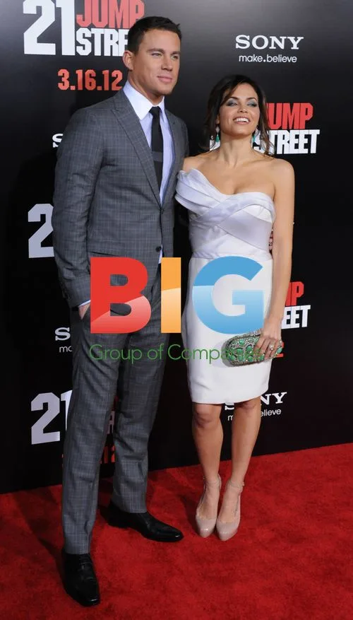 Channing Tatum and Jenna Dewan Tatum at 21 Jump Street Premiere