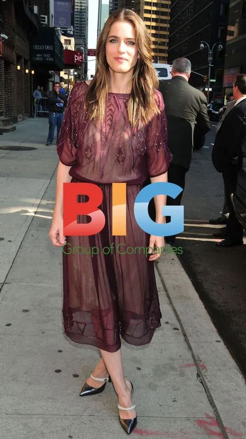 Amanda Peet at The Late Show