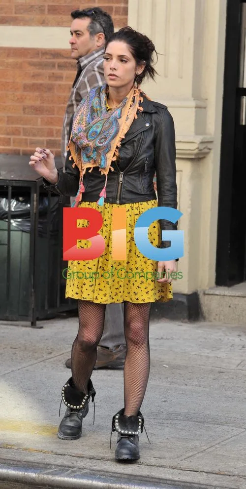 Ashley Greene on set of "Americana" pilot